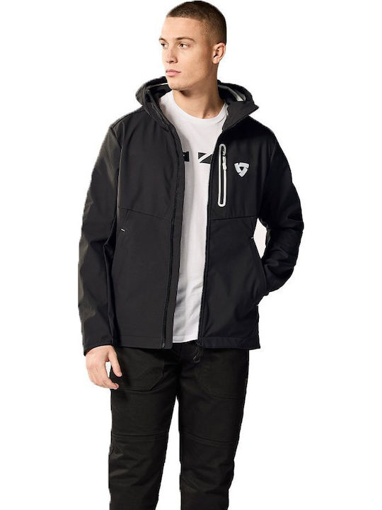 Rev'IT Jerry Χειμερινό Ανδρικό Μπουφάν Μηχανής Softshell Light Blue