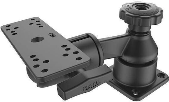 Ram Mounts Ram Horizontal Support 6" Swing Arm Rectangular Plate Ball Socket