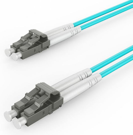 Cablexpert Optical Fiber Cable LC-LC 1m Turquoise