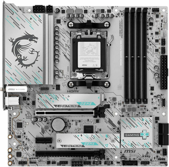 MSI B850M Gaming Plus WIFI6E Motherboard Micro ATX με AMD AM5 Socket 7E81-001R