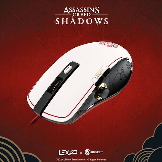 Lexip X Ubisoft - Assassin'S Creed - Shadows Геймърска Мишка Черен