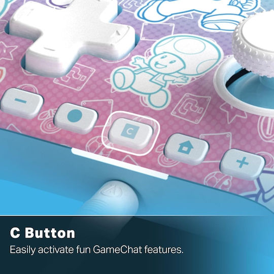 PowerA Advanced Verkabelt Gamepad für Schalter 2 Mario Mushroom Kingdom