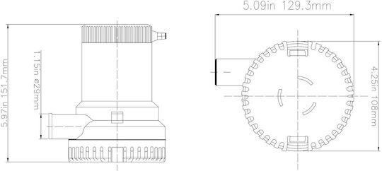 Αντλία Σεντίνας Ocean Pumps 1500gph