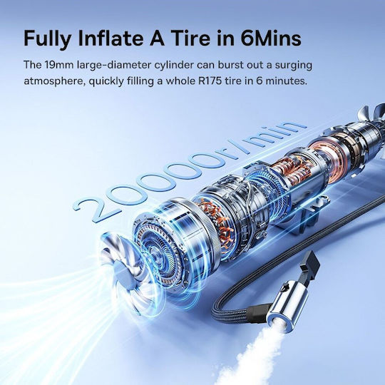 Baseus Car Tire Pump Primetrip VA1 Rechargeable 12V