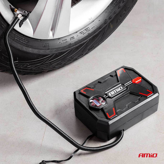 AMiO Τρόμπα Αυτοκινήτου 150PSI με Καλώδιο Αναπτήρα 12V