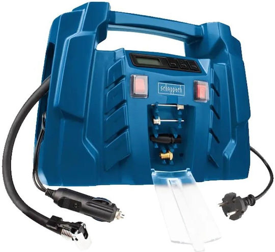 Scheppach Autoreifenpumpe Air-Force 5 Wiederaufladbar ohne Batterie 12V