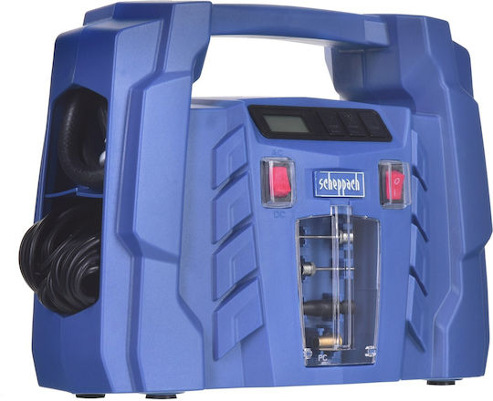 Scheppach Autoreifenpumpe Air-Force 5 Wiederaufladbar ohne Batterie 12V