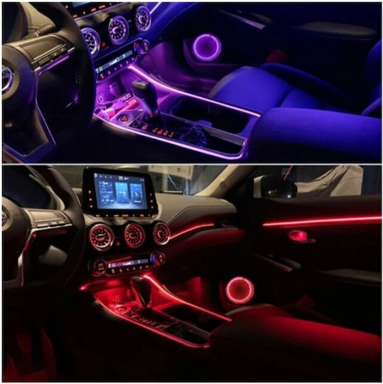 Комплект 27 RGB LED атмосферни светлини Digital Idealstore работи на 12V BTT приложение множество цветове едновременно на лента