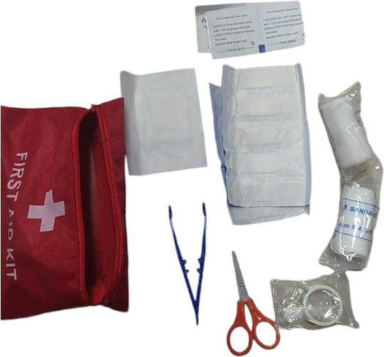 Car Safety MOT Kit with First Aid Kit Fire Extinguisher Warning Triangle Reflective Vest Jump Leads Tow Rope Emergency Hammer & Gloves