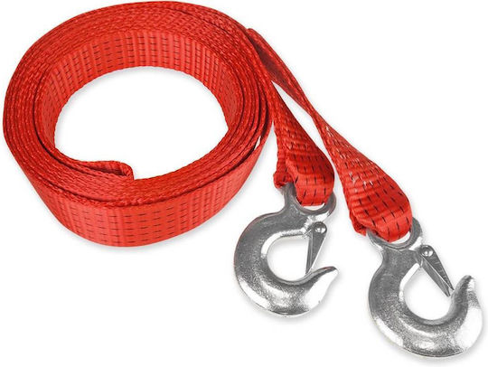 AMiO Car Towing Strap with Tensile Strength up to 7.5 Tons 5m in Red Colour