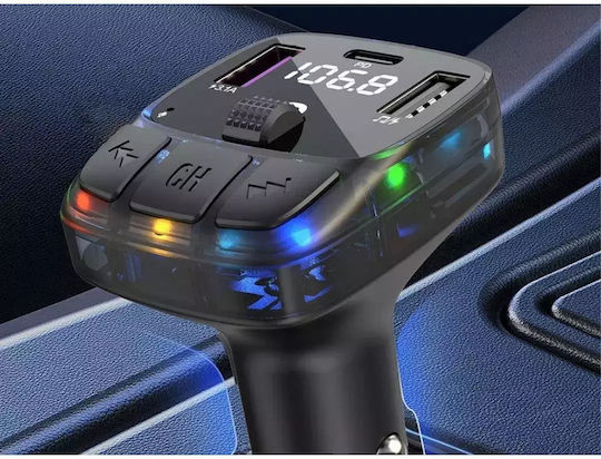 FM предавател за кола с Bluetooth / USB