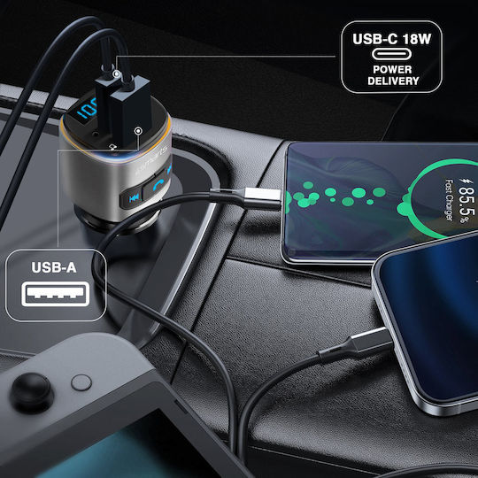 4Smarts FM Transmitter Αυτοκινήτου Media&Assist με USB / MicroSD / Bluetooth
