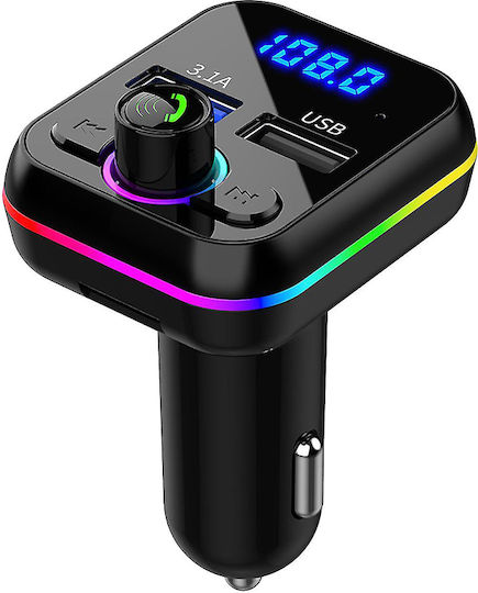 Leewello FM Transmitter Autovehicul cu Bluetooth / USB