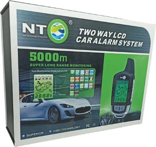 Nengtong Σύστημα Συναγερμού Αυτοκινήτου Two Way LCD 5000m