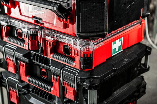 Milwaukee Packout Кутия за Първа Помощ Пластмасова с Оборудване