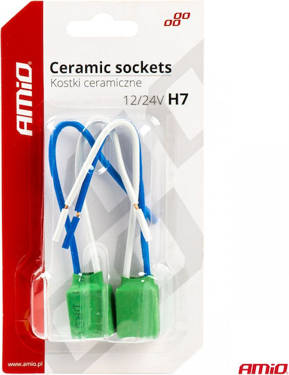 AMiO Car Bulb Holders H7 2pcs