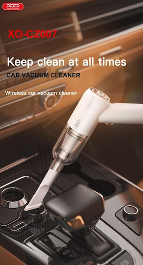XO Car Handheld Vacuum Dry Vacuuming Rechargeable 12V White