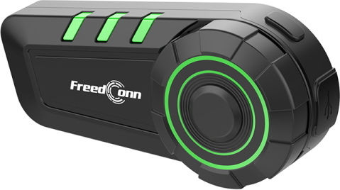 FreedConn Sistem de comunicare pentru motociclete cu un singur căști cu Bluetooth