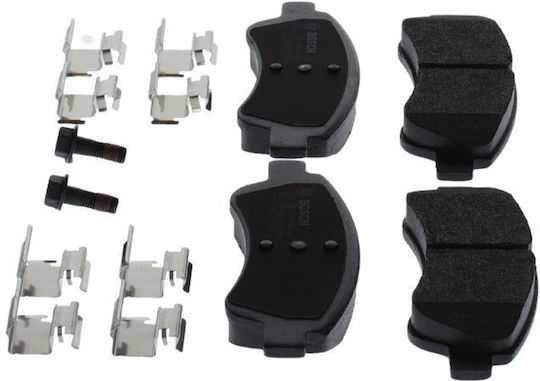 Bosch Brake Pad Front 2pcs for Citroen Berlingo / C2 / C3 / C4 / C4 Cactus / Xsara / Xsara Picasso Peugeot 1007 / 2008 / 206