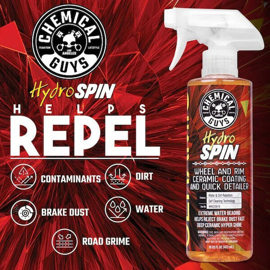 Chemical Guys Hydrospin Σπρέι Κερώματος για Ζάντες Αυτοκινήτου 473ml