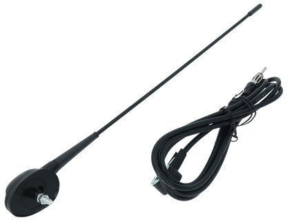 Carpoint Car Antenna Roof Threaded in Black Color