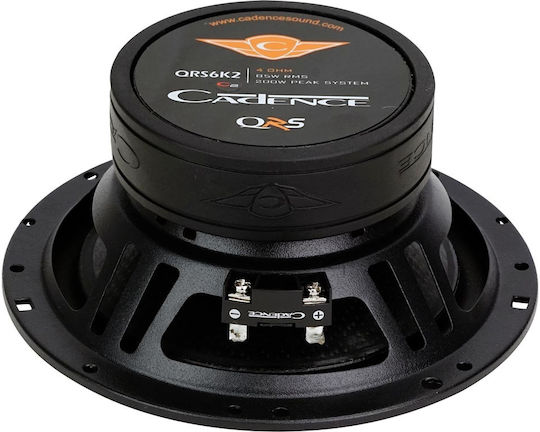 Cadence Car Speaker Set QRS6K3 Separate 6.5" with 100W RMS (3 Way)