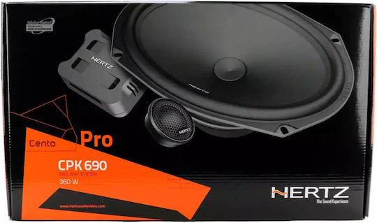 Hertz Set Boxe Auto CPK 690 Pro Difuzoare auto 6x9" cu 120W RMS (2 căi)