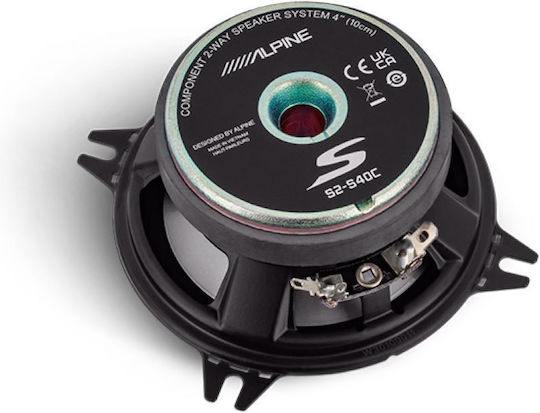 Alpine S-Series Σετ Ηχεία Αυτοκινήτου 4" (2 Δρόμων)