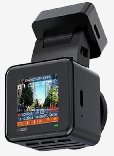 Vantrue E1 Pro Κάμερα DVR Αυτοκινήτου 4K με Οθόνη Wi-Fi, GPS