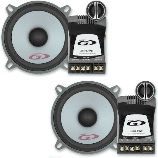 Alpine Set Auto-Lautsprecher Autolautsprecher 5.25" mit 65W RMS (2 Weg)