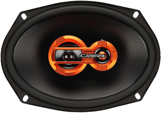 Cadence QR693 Σετ Ηχεία Αυτοκινήτου 6x9" με 75W RMS (3 Δρόμων)