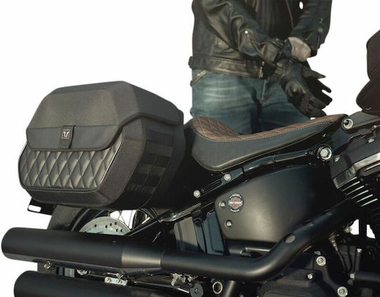 SW-Motech Σαμάρι Μοτοσυκλέτας Αριστερό 25.5lt σε Μαύρο Χρώμα