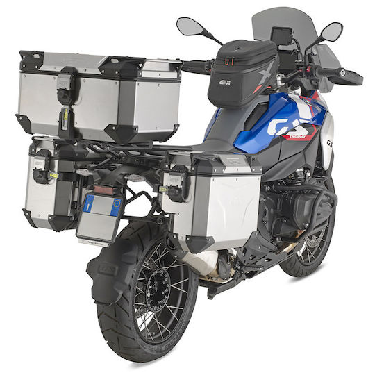 Givi Trekker Моноключ Мотоциклетен Куфар Лява Алуминиеви 37лт в Черен цвят