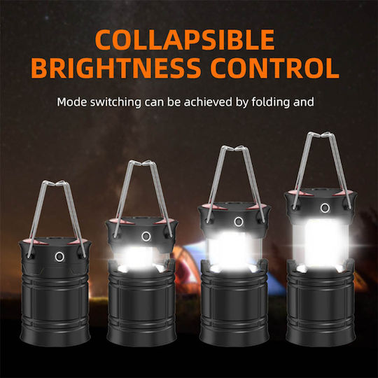 Superfire Lanternă LED cu Baterie pentru Camping Waterproof cu Lanternă 220 Lumen 5W