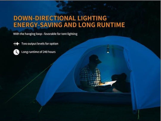 Fenix CL26RB Φανάρι Επαναφορτιζόμενο για Camping με Φακό 400lm