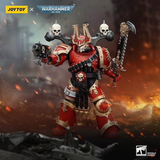 Warhammer 40k Action Figure 1:18 World Eaters Khorne Berzerker 2 13 Cm