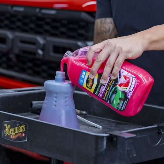 Meguiar's Meguiar's Wassermelone Kaugummi Autoshampoo mit Aktivschaum pH-Wert-Neutral 1L