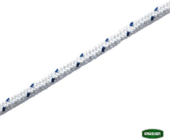 Grasher Σχοινί Πλεκτό 8mm 300m Πολυεστερικό 13kg ΒυθιζόμενοΛευκό