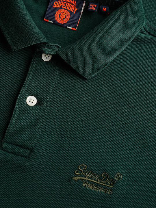 Destroy Polo Short Sleeve Blouse Enamel Green