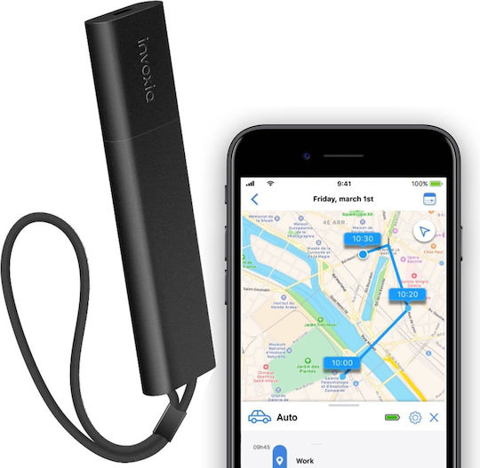 Invoxia Pro GPS Тракер с Bluetooth WiFi за Велосипеди и Обекти