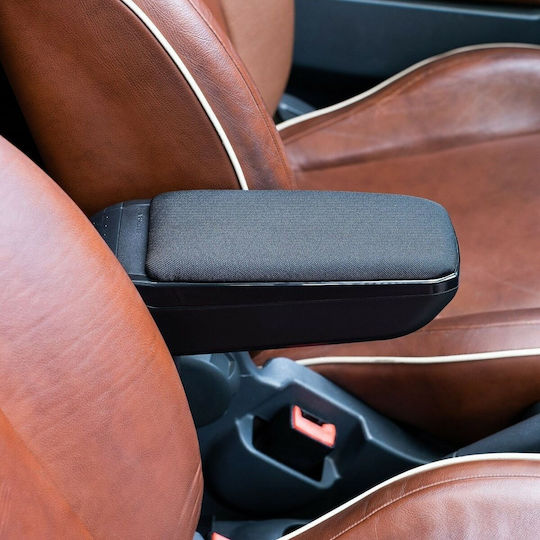 Rati Armster S Car Fabric Armrest for Kia Venga 2010+ Black