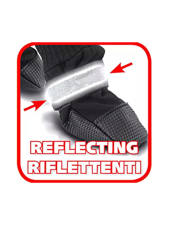 Ferplast Protective Shoes for Dogs in Black Color 2pcs