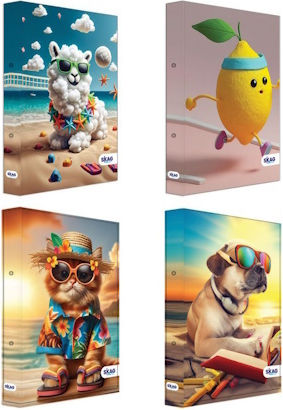 Skag Neon Kidz Binder Designs 17x25 2-20r Assorted 303231