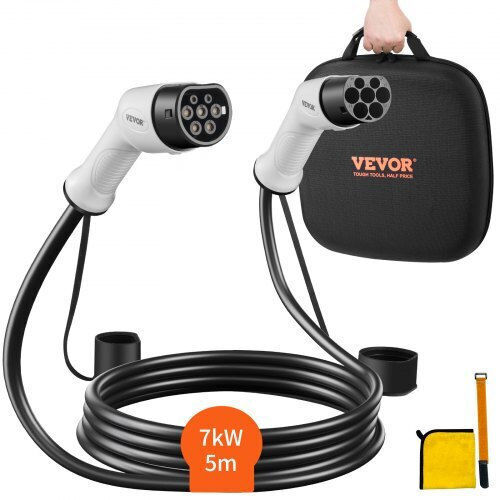 Vevor Electric Car Charging Station Cable 5m Type 2 - Type 2 OBDDCCD76KW5M90LGV0