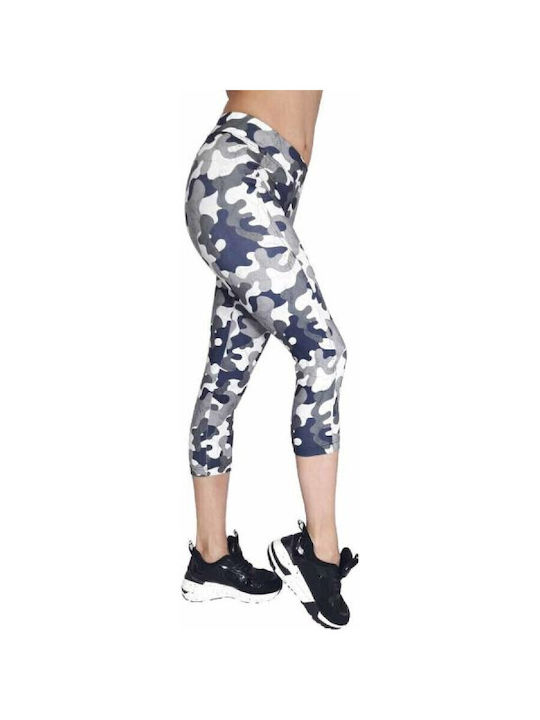 Instruire Colanti de femei Capri Colanti Blue/Grey/White