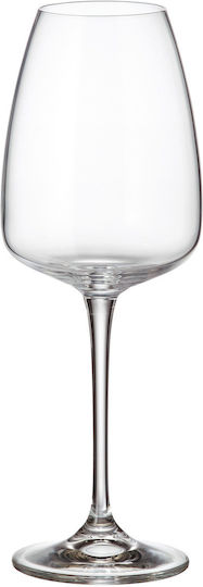 Bohemia Alizee Glass for White Wine made of Crystal Transparent Goblet 440ml