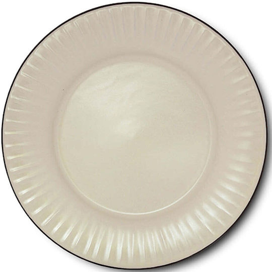 Nava Teller Wüste Keramik Beige mit Durchmesser 20cm