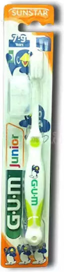 GUM Junior 215 Παιδική Οδοντόβουρτσα για 7+ Χρονών Ανοιχτό Ροζ