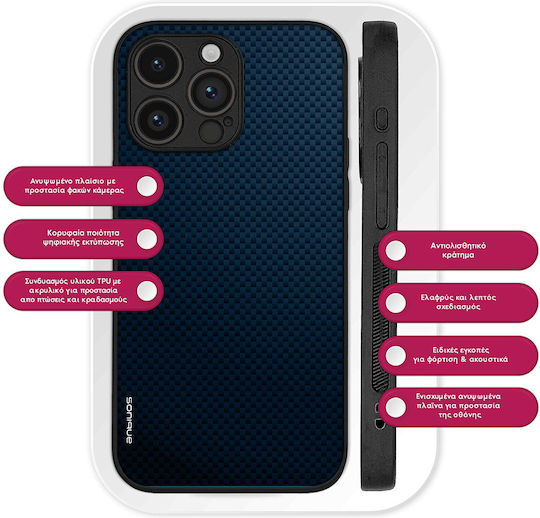 Θήκη Sonique Carbon Series Samsung Galaxy A17 5g Μπλε