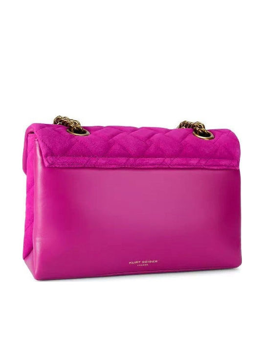 Kurt Geiger Kensington Leather Women's Bag Handbag Fuchsia